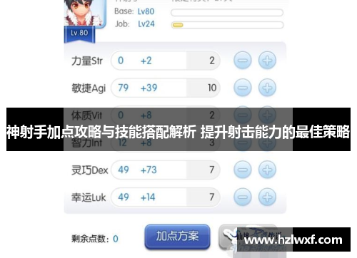 神射手加点攻略与技能搭配解析 提升射击能力的最佳策略